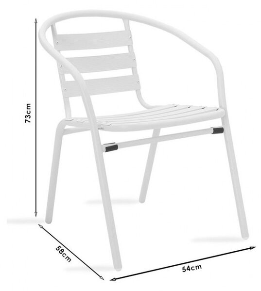 Scaun de Gradina Tade Negru