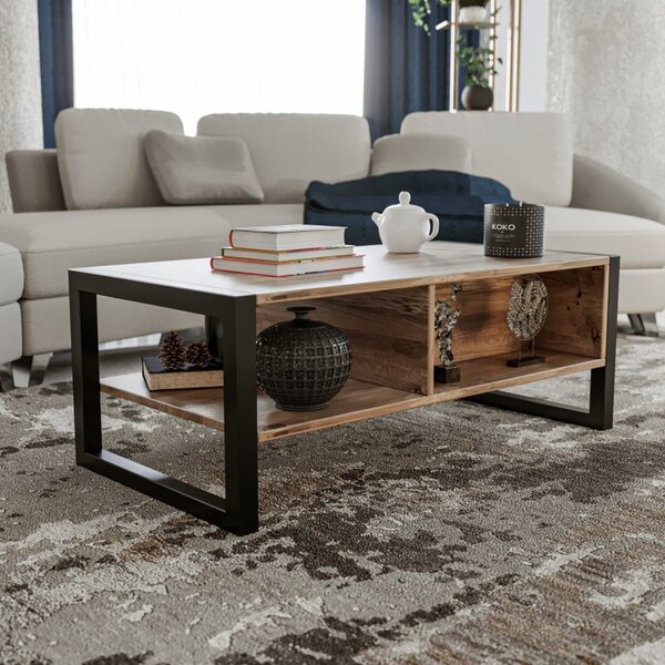 Masuta de Cafea Haldizen Atlantic Pine-Negru