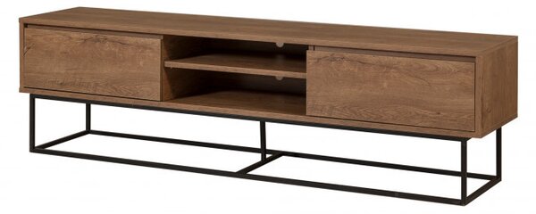 Comoda TV Rodez 180 Walnut-Negru