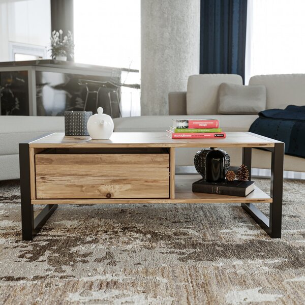 Masuta de Cafea Haldizen Atlantic Pine-Negru