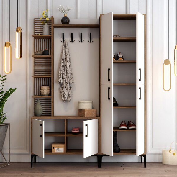 Cuier Hol Viyana DA Walnut-Alb