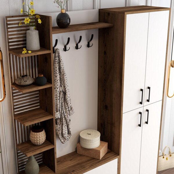 Cuier Hol Viyana DA Walnut-Alb
