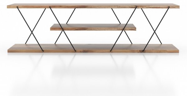 Comoda TV Canaz Negru-Walnut
