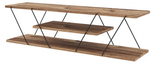 Comoda TV Canaz Negru-Walnut
