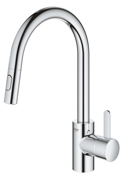 Grohe Eurosmart Cosmopolitan baterie bucătărie pe picior StarLight Chrome 31481001