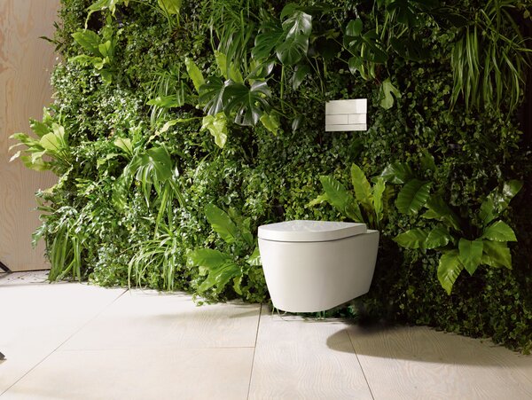 Duravit ME by Starck vas wc cu capac soft-close agăţat fără margine alb 452909AAA1