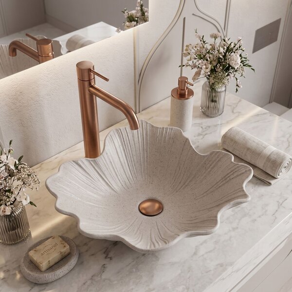 Lavoar pe blat Rea Flower Grey