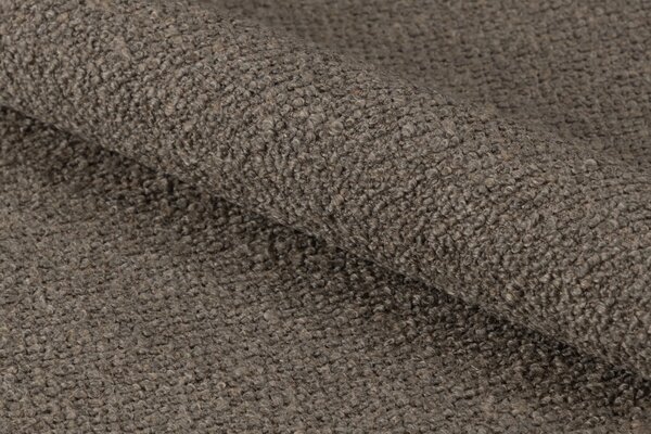MAZZONI EXPORT ALMO Maro Taupe (material Monza 40)/cadru stejar lăcuit - SCAUN DIN LEMN BOUCLÉ PENTRU SALON SUFRAGERIE BUCĂTĂRIE RETRO