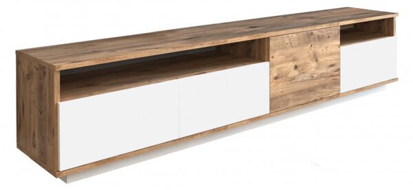 Comoda TV FR5 Athlantic Pine-Alb
