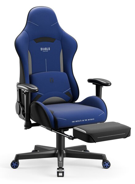 Scaun de birou Diablo X-Starter: bleumarin