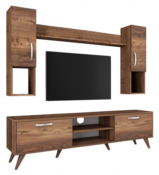 Ansamblu Comoda TV M27 Walnut