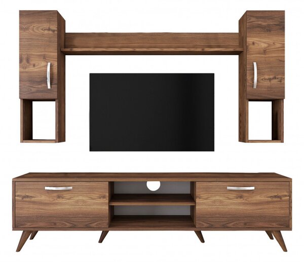Ansamblu Comoda TV M27 Walnut