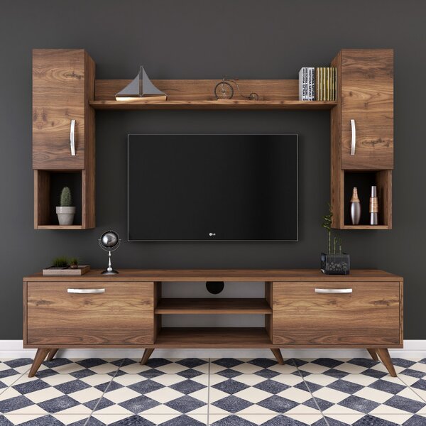 Ansamblu Comoda TV M27 Walnut