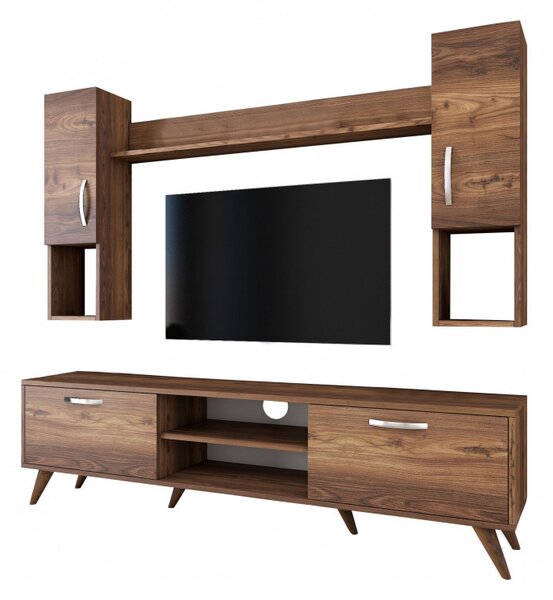 Ansamblu Comoda TV M27 Walnut