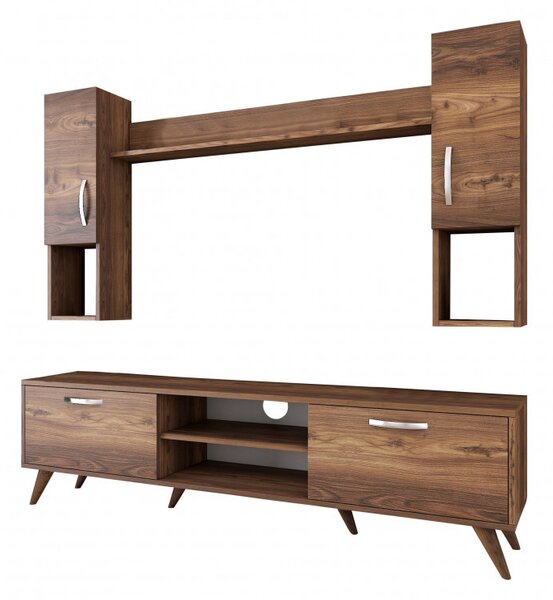 Ansamblu Comoda TV M27 Walnut