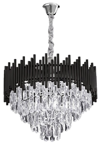 Lampă suspendată Cristal G063-CP 50cm BLACK