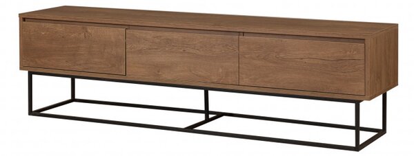 Comoda TV Milo 180 Walnut-Negru