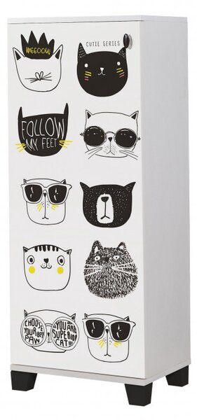 Dulap Pantofi Filinta 508 Cats Alb