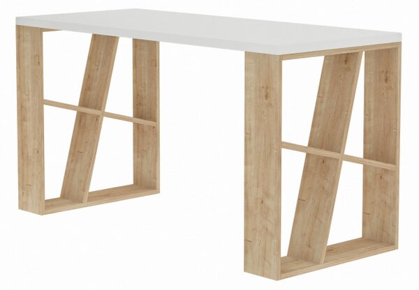Birou Honey Alb-Oak