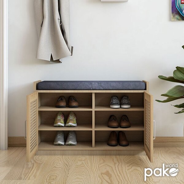 Dulap Pantofi Model Amaya, Stejar sonoma, 94x34,5x60 cm