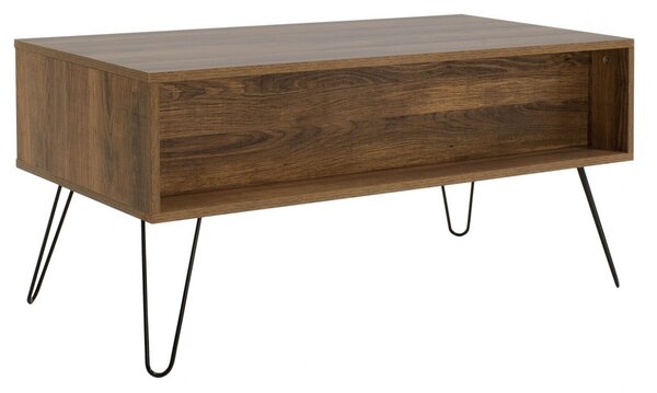 Masuta de Cafea Boho Walnut - Negru