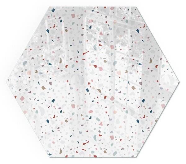 Sticlă hexagonală sub sobă Forme în miniatură