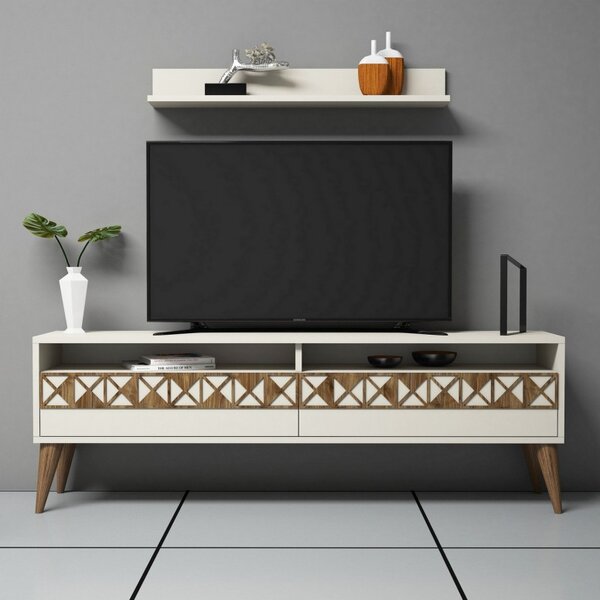 Ansamblu Comoda TV Line Cream