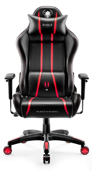 Scaun gaming Diablo X-One 2.0 Normal Size: negru-roșu