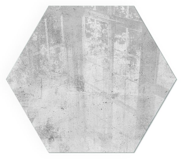 Sticlă hexagonală sub sobă Textură de beton într-un stil brut
