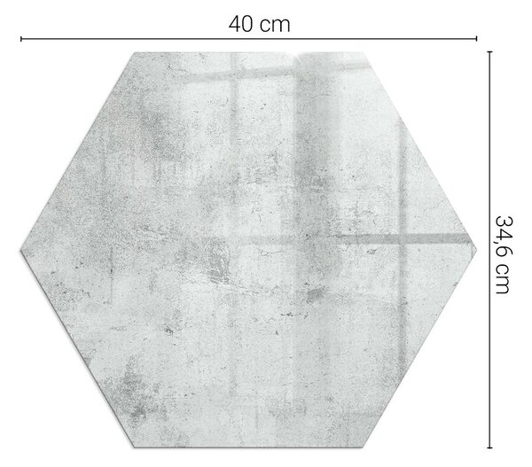 Sticlă hexagonală sub sobă Textură de beton într-un stil brut