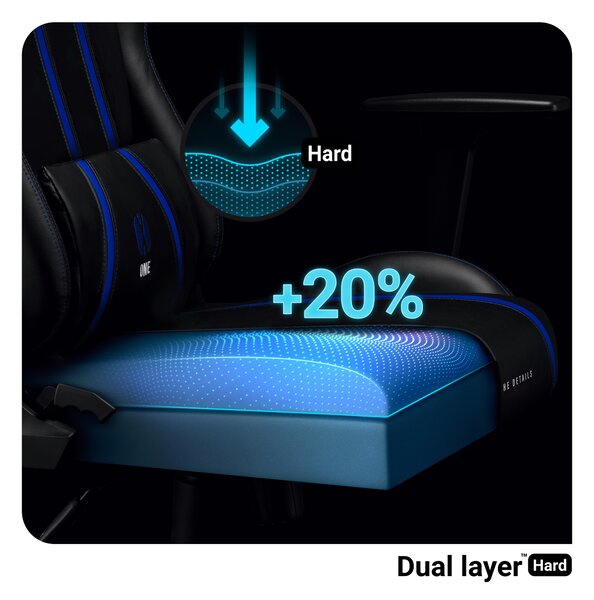 Scaun gaming Diablo X-One 2.0 Normal Size: negru-albastru