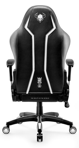 Scaun gaming Diablo X-One 2.0 Normal Size: negru-alb