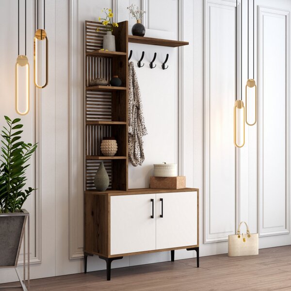 Cuier ViyanaD Walnut-Alb