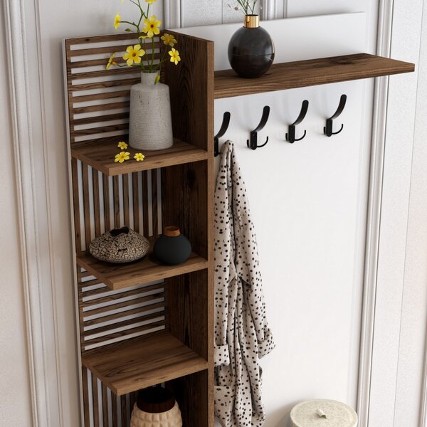 Cuier ViyanaD Walnut-Alb