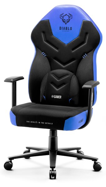 Scaun Gaming Din Material Diablo X-Gamer: COOL WATER Diablochairs