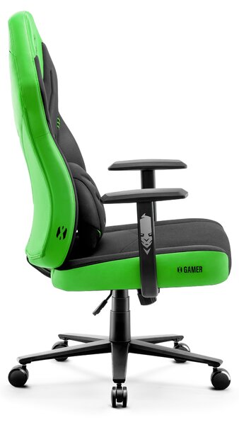 Scaun gaming din material Diablo X-Gamer: green emerald