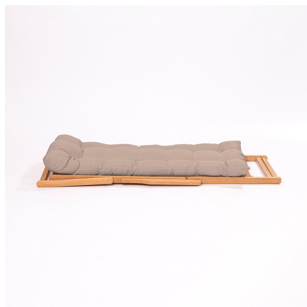 Set grădină masă și scaune (3 buc.) Mackenzie 6 (maro + natural). 1082976