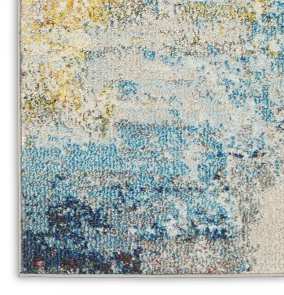 Covor Celestian CES02SL, Marime 91 x 152 cm, Multicolor, Inaltime Fir 12 mm, Antialergic, Polipropilena, Living, Dormitor, Sufragerie, Birou 91 x 152