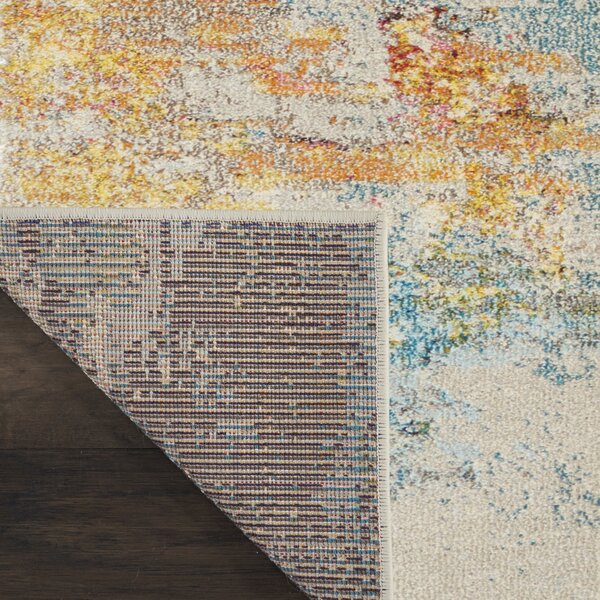 Covor Celestian CES02SL, Marime 91 x 152 cm, Multicolor, Inaltime Fir 12 mm, Antialergic, Polipropilena, Living, Dormitor, Sufragerie, Birou 91 x 152