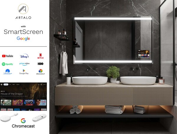 Oglindă LED cu iluminare M11 premium