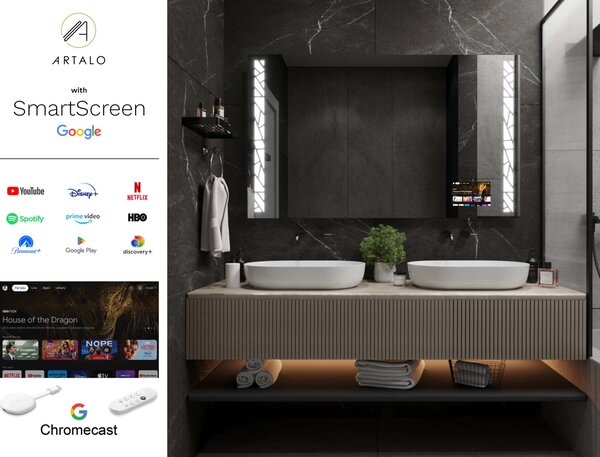 Oglindă LED cu iluminare M22 premium