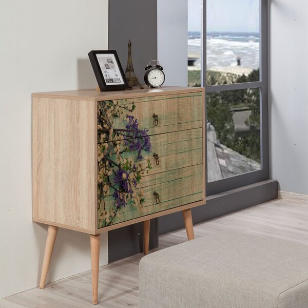 Dulap Dressing Trio-727 Sonoma Oak
