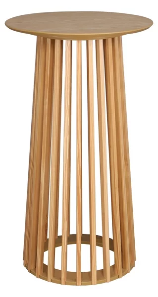 Masă bar Domonic, natural, 60x60x105 cm