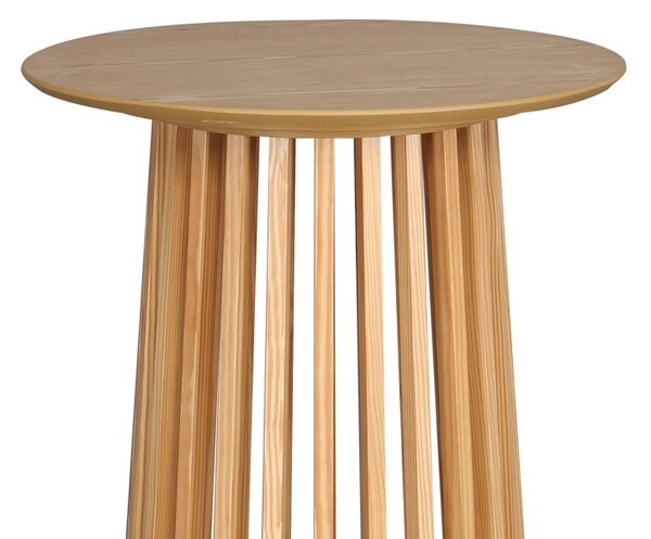 Masă bar Domonic, natural, 60x60x105 cm