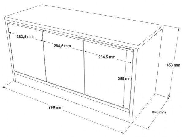 Dulap Pantofi MR2-KE Oak