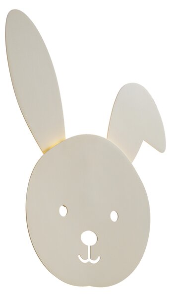 Lampă de perete pentru copii bej, cu LED, cu dimmer în 3 trepte - Benny the Bunny