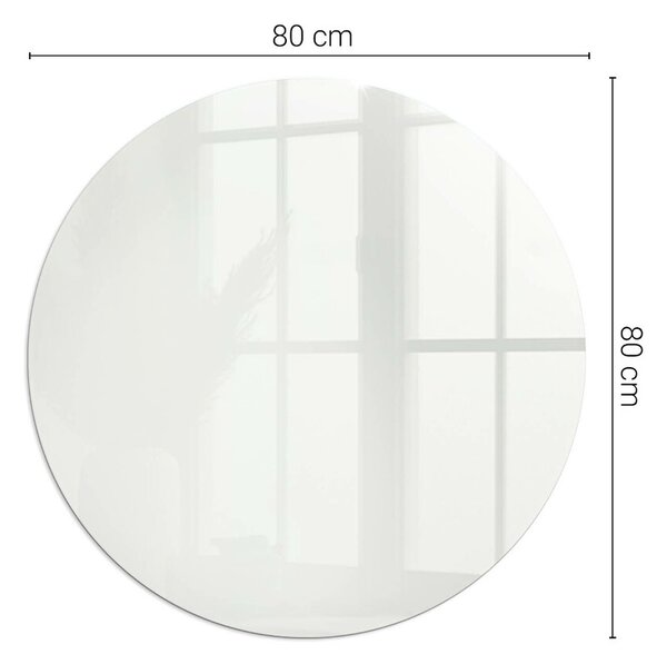 Sticlă rotundă sub sobă Culoare fildeș
