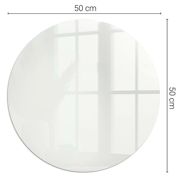 Sticlă rotundă sub sobă Culoare fildeș
