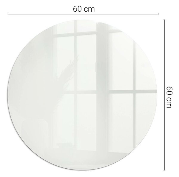 Sticlă rotundă sub sobă Culoare fildeș