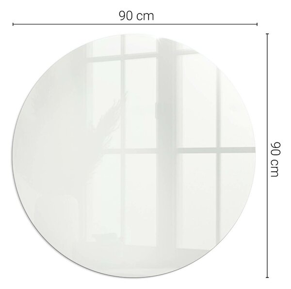 Sticlă rotundă sub sobă Culoare fildeș